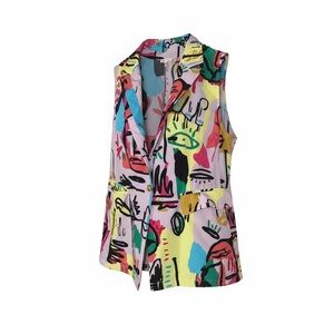 Blazer Vest Multi-Color